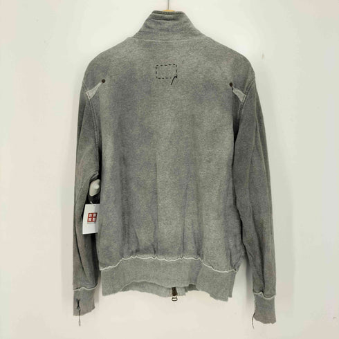 ヒューゴボス HUGO BOSS 90-2000s 旧タグ 裏地迷彩 サムホール ジップアップスウェットジャケット メンズ XXL