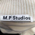 エムピーストゥディオス M.P Studios 襟付き パールデザイン 刺繍スウェット レディース