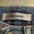 マウジー moussy HW CRASH LOOSE STRAIGHT ハイウエスト クラッシュ ルーズ ストレート デニムパンツ レディース 24