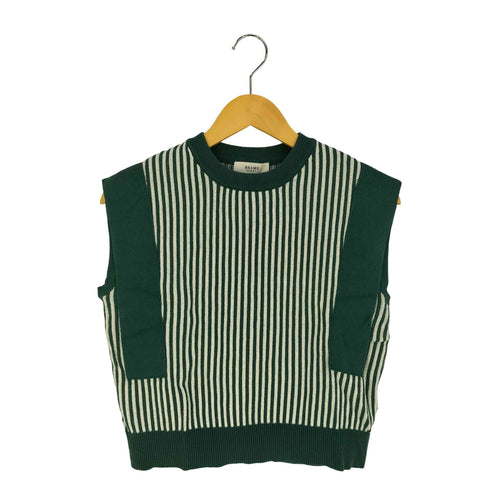 ビームスハート BEAMS HEART Striped sleeveless pullover ストライプ ノースリーブ プルオーバー レディース FREE