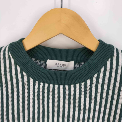 ビームスハート BEAMS HEART Striped sleeveless pullover ストライプ ノースリーブ プルオーバー レディース FREE