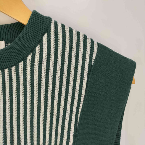 ビームスハート BEAMS HEART Striped sleeveless pullover ストライプ ノースリーブ プルオーバー レディース FREE