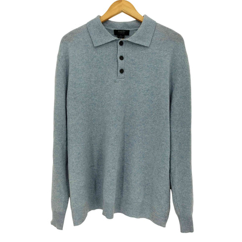 Marshall Field's カシミヤ100 ニットポロ メンズ import:XL