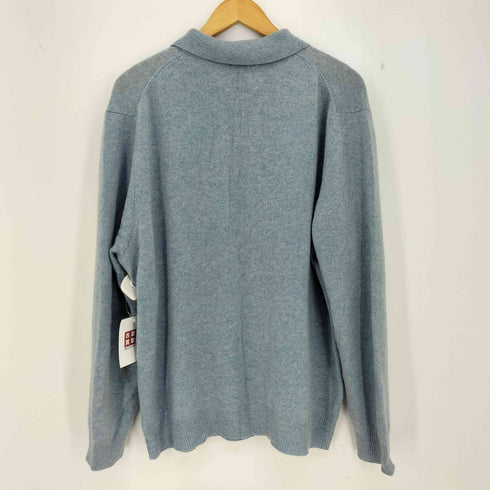 Marshall Field's カシミヤ100 ニットポロ メンズ import:XL
