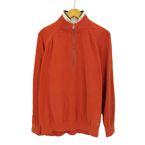 ゼニアスポーツ Zegna sport ハーフジップ コットン プルオーバーニット メンズ