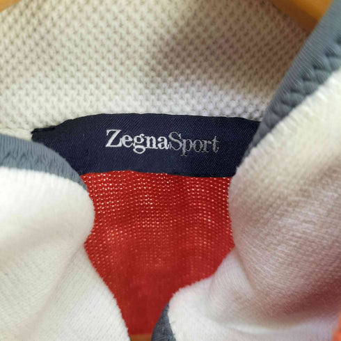 ゼニアスポーツ Zegna sport ハーフジップ コットン プルオーバーニット メンズ