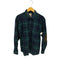 フォックスファイヤー foxfire エルボーパッチ ウールナイロンチェックレギュラーカラーシャツ メンズ import:L