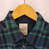 フォックスファイヤー foxfire エルボーパッチ ウールナイロンチェックレギュラーカラーシャツ メンズ import:L