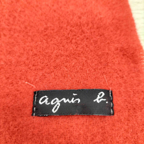 アニエスベー agnes b. フリンジマフラー レディース