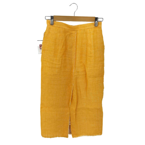 オーラリー AURALEE 20SS LINEN DOUBLE FACE FRINGE SKIRT レディース JPN:1
