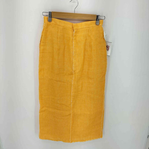 オーラリー AURALEE 20SS LINEN DOUBLE FACE FRINGE SKIRT レディース JPN:1