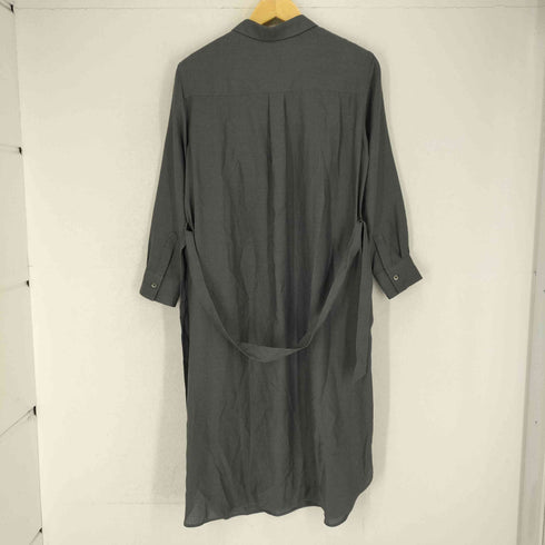 ユナイテッドアローズグリーンレーベルリラクシング UNITED ARROWS green label relaxing CB ビエラ リボン ベルト シャツワンピース レディース