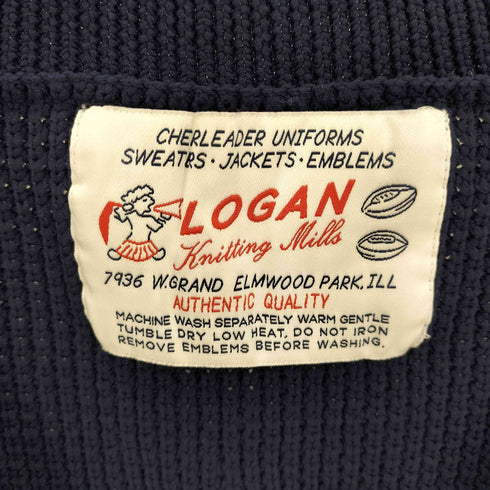 ローガン LOGAN 22SS Vネック ローゲージ ポリ ニット セーター レディース FREE
