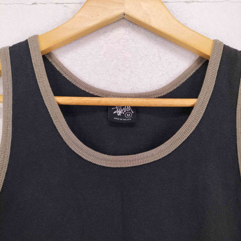 ステューシー Stussy 裾ロゴ刺繍タンクトップ メンズ JPN:M