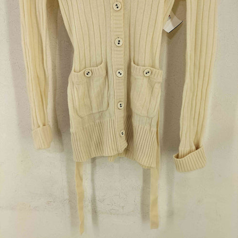 バーバリーブルーレーベル BURBERRY BLUE LABEL カシミヤ混 カーディガンフーディ レディース EUR:38
