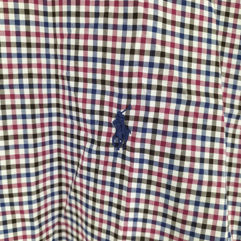 ラルフローレン RALPH LAUREN CLASSIC FIT スモールポニー刺繍 チェック BD L/S シャツ メンズ JPN:XL