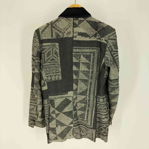 ヴィヴィアンウエストウッドマン Vivienne Westwood MAN 14SS イタリア製 REGULAR SLIM カラー切替 ジャガード ダブルブレスト テーラードジャケット メンズ UK:44