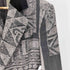 ヴィヴィアンウエストウッドマン Vivienne Westwood MAN 14SS イタリア製 REGULAR SLIM カラー切替 ジャガード ダブルブレスト テーラードジャケット メンズ UK:44