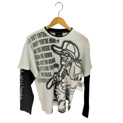 bobby gang 全面プリント レイヤードロンT メンズ JPN:L