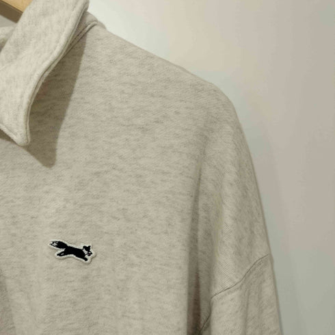 ザフォックスコレクション THE FOX COLLECTION 22AW ロゴワッペン ハーフジップ スウェット メンズ JPN:M