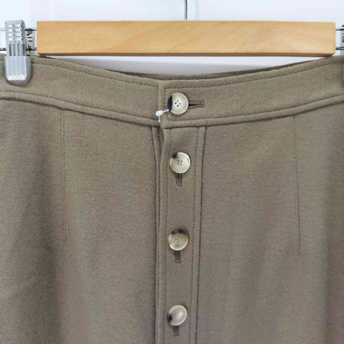 ヴェルメイユ VERMEIL 後ろボタンペプラムスカート レディース 38