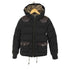 バーバリーブルーレーベル BURBERRY BLUE LABEL レザーヨーク ダウンジャケット レディース EUR:38