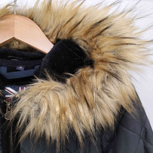 ラベンハム LAVENHAM SYLEHAM FUR 裏ボア キルティング ジャケット レディース EUR:38