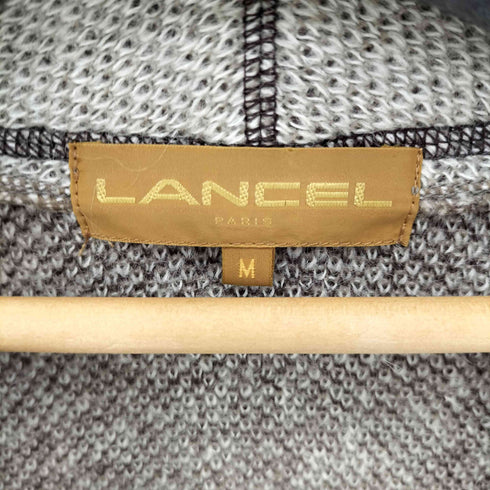 ランセル LANCEL 総柄ウールロングカーディガン レディース import:M
