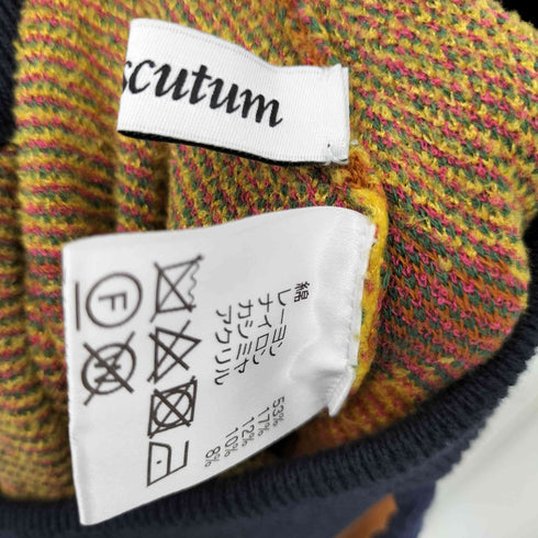 アクアスキュータム AQUASCUTUM 総柄 ロングニットスカート レディース JPN:M