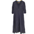 ヌキテパ NE QUITTEZ PAS Cotton Lurex Stripe Lace Gather Sleeve Dress レディース JPN:M