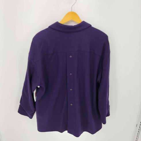 バックボタン 3Bハーフウールコート レディース
