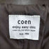 コーエン coen レザーライクビッグジャケット レディース FREE