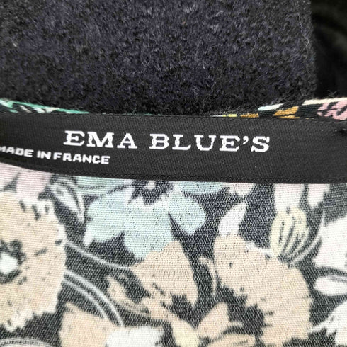 EMA BLUES フランス製 GALIA レーヨン 花柄 フローラル ワンピース レディース T1