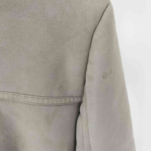 ザラ ZARA B-3 型 フェイク スウェード ボア ダブル ライダース ジャケット レディース import:S