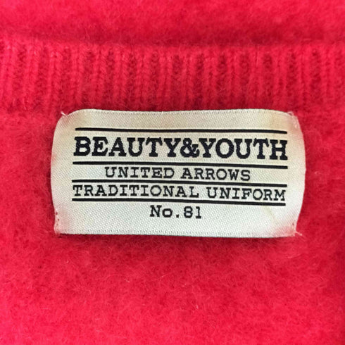 ビューティーアンドユースユナイテッドアローズ BEAUTY & YOUTH UNITED ARROWS カシミヤ100% クルーネックニット レディース