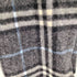 バーバリーロンドン BURBERRY LONDON グレー ノバチェック カシミヤ フリンジ マフラー メンズ