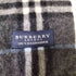 バーバリーロンドン BURBERRY LONDON グレー ノバチェック カシミヤ フリンジ マフラー メンズ