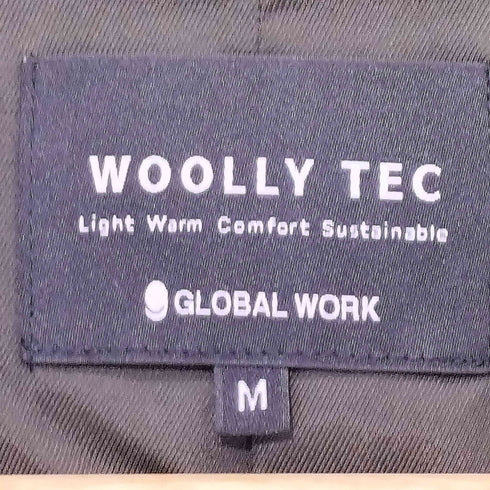 グローバルワーク GLOBAL WORK WOOLLYTEC チェスターコート メンズ import:M