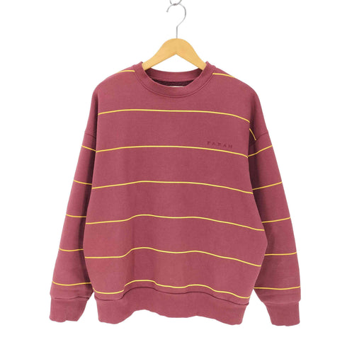 ファーラー FARAH 23AW Border Printed Sweatshirt メンズ JPN:L