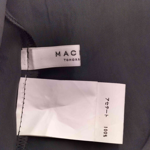 マカフィー MACPHEE 23ss メローサテン キャミソールワンピース レディース 36