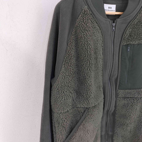 ホワイトマウンテニアリング WHITE MOUNTAINEERING フリースオーバーサイズジャケット メンズ JPN:L