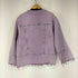 エイチアンドエム H&M ノーカラー カラーデニムジャケット レディース US S