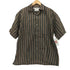 キャサリンハムネットロンドン KATHARINE HAMNETT LONDON オープンカラー ストライプ 半袖 シャツ メンズ import:M