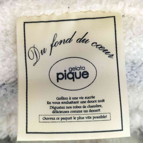 ジェラートピケ gelato pique ジェラートピケ ベビモコパーカー& ベビモコ4ボーダーロングパンツ レディース FREE