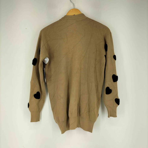 ダブルスタンダードクロージング DOUBLE STANDARD CLOTHING ハート柄ビックカーデ レディース 36