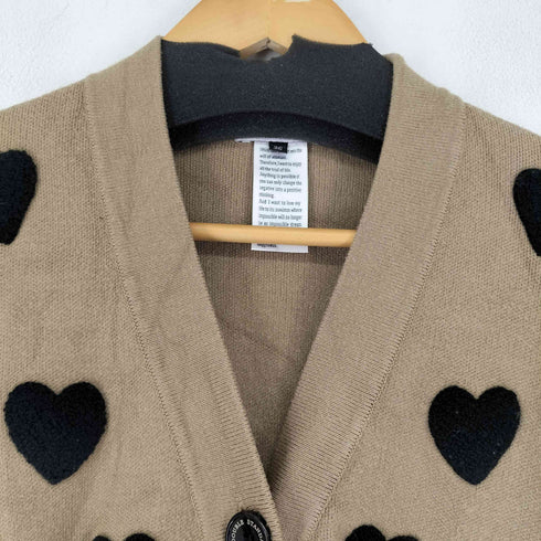 ダブルスタンダードクロージング DOUBLE STANDARD CLOTHING ハート柄ビックカーデ レディース 36