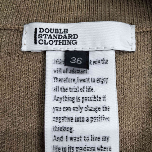 ダブルスタンダードクロージング DOUBLE STANDARD CLOTHING ハート柄ビックカーデ レディース 36
