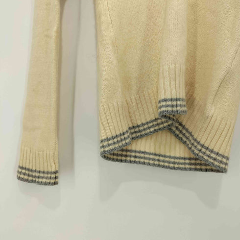 バーバリーブルーレーベル BURBERRY BLUE LABEL アーガイル カシミヤ ニット レディース EUR:38