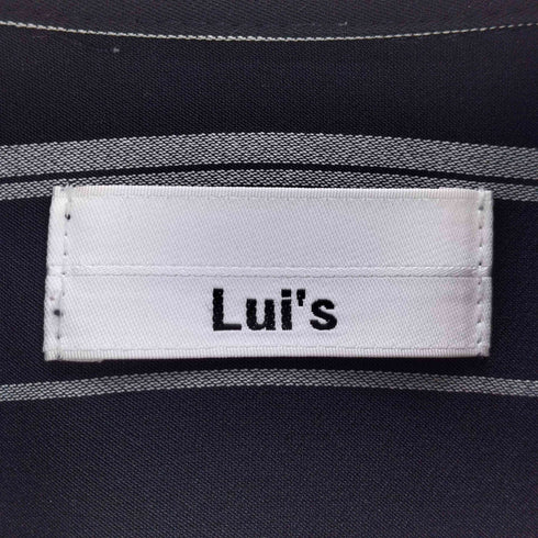 ルイス Luis ストライプノーカラーシャツ メンズ JPN:M