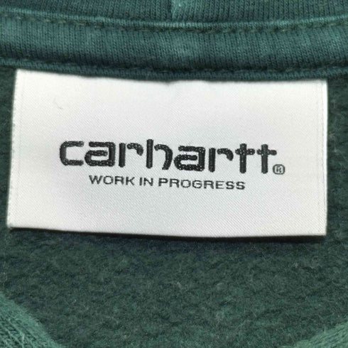 カーハートワークインプログレス Carhartt WIP HOODED CHASE SWEAT 袖ロゴ プルオーバーパーカー メンズ import:L